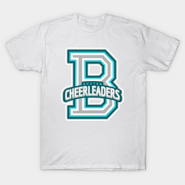 Bhutan Cheerleader T-Shirt by Tip Top Tee's